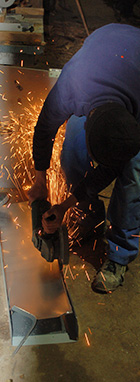 Nachtflugverbot 2011 Die Jungs an der Arbeit